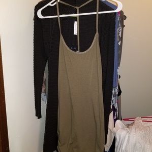 Charlotte Russe Army Green Tunic